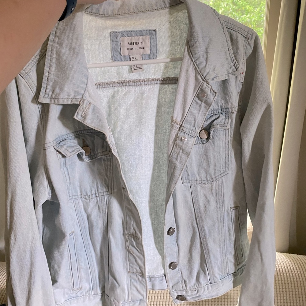 Light denim jean jacket